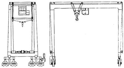 general layout design of multipurpose rtg crane